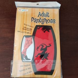 Vintage 2003 NWT Devil Pantyhose Up to Size 14